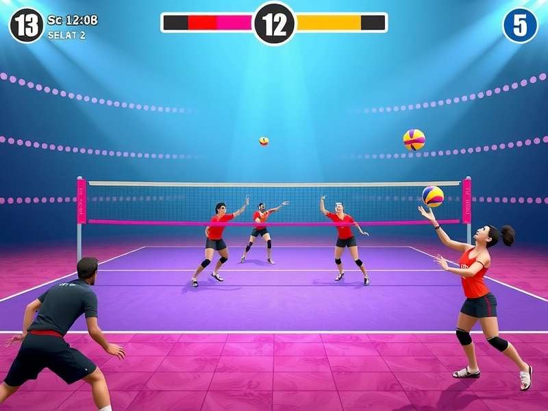 Gujarat Volley Dominators gameplay screenshot